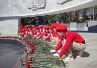 Праздничное шествие отряда «Патриот»